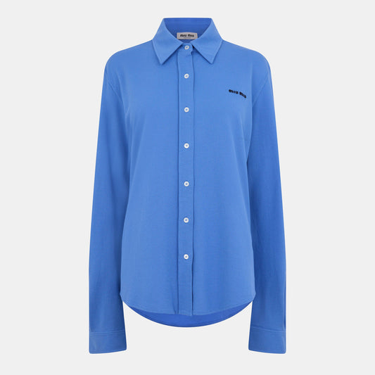 Miu Miu Women's Long Sleeve Polo Shirt