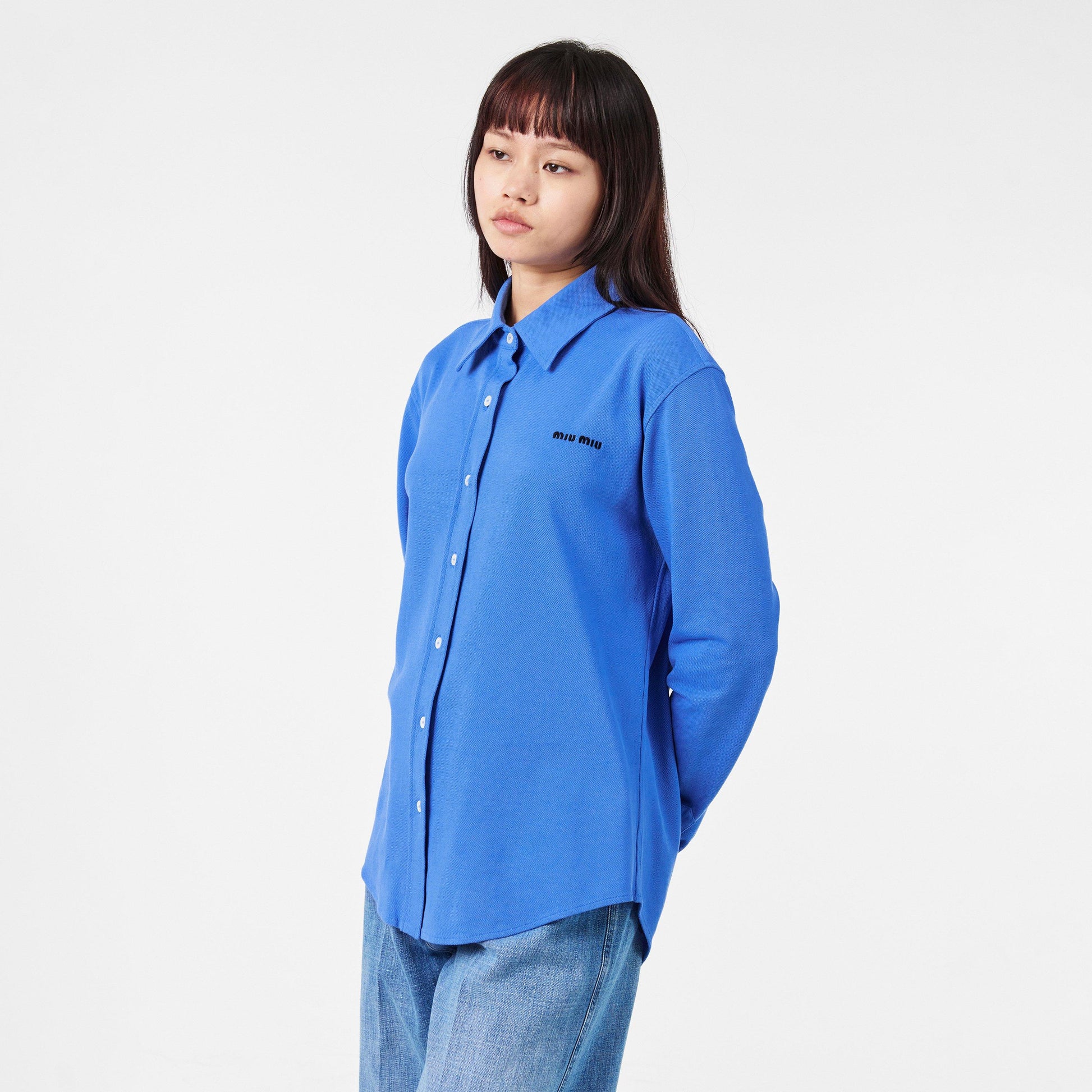 Miu Miu Women's Long Sleeve Polo Shirt
