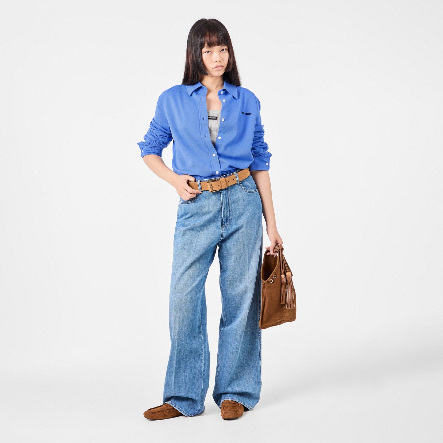 Miu Miu Women's Long Sleeve Polo Shirt