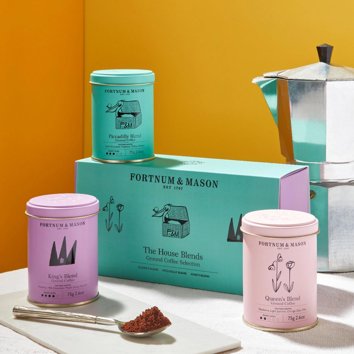 The House Blends Ground Coffee Selection