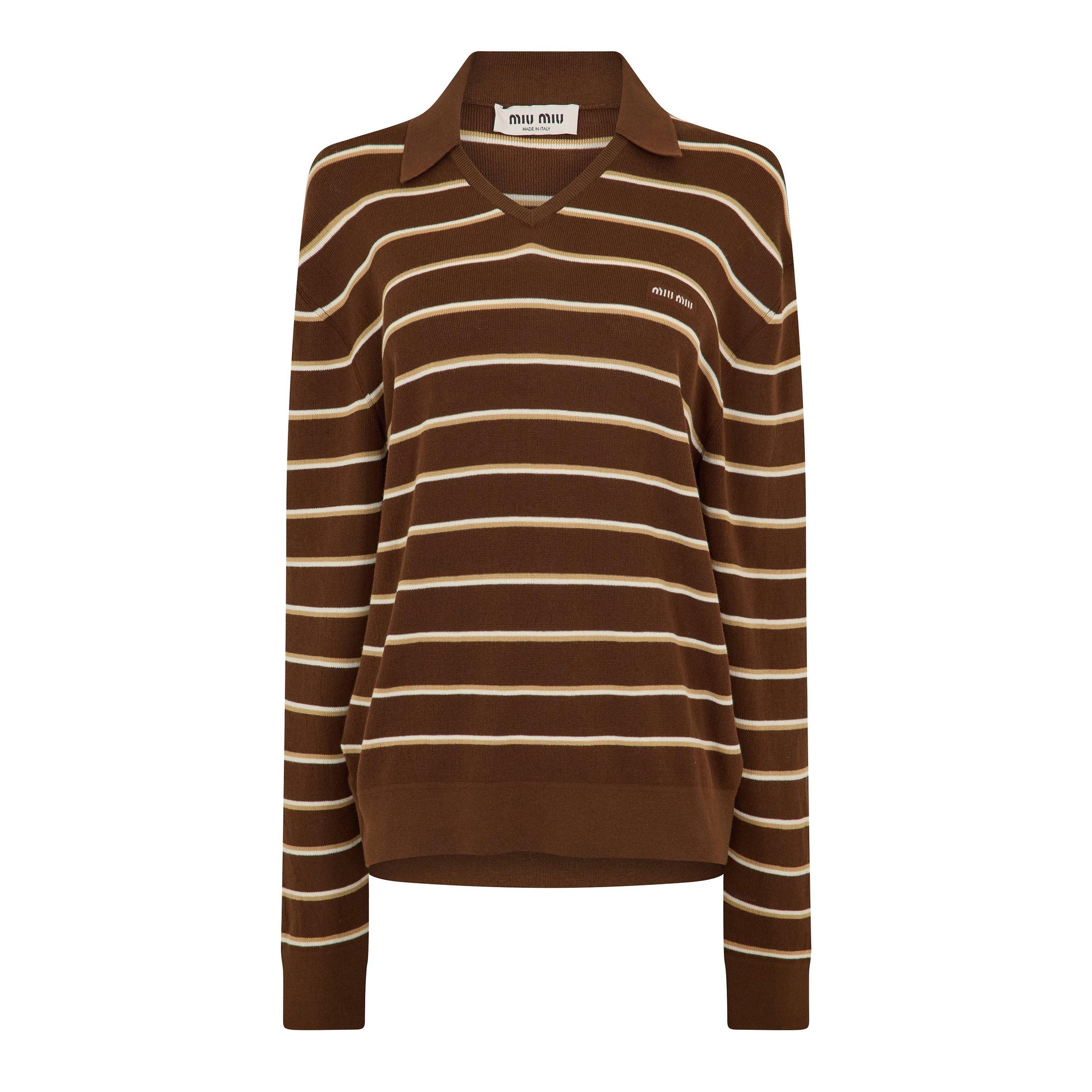 Miu Miu Women's Long Sleeve Polo Shirt