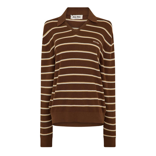 Miu Miu Women's Long Sleeve Polo Shirt