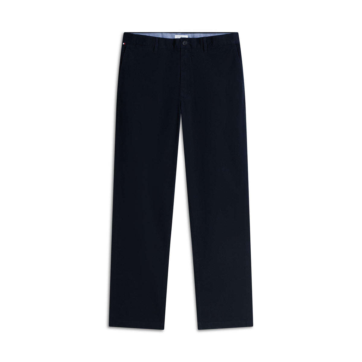 Tommy Hilfiger Men's Dover Essential Twill Cotton Mid-Rise Straight-Leg Trousers