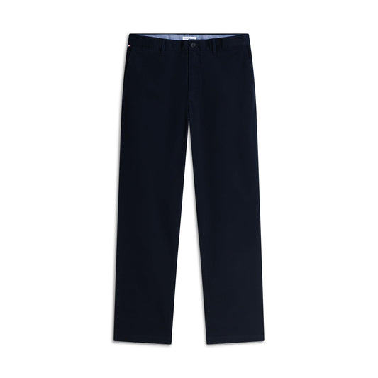 Tommy Hilfiger Men's Dover Essential Twill Cotton Mid-Rise Straight-Leg Trousers