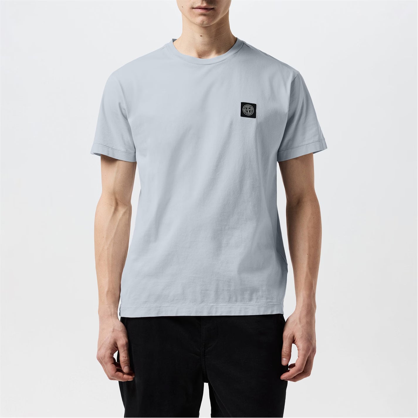 STONE ISLAND Men's Cotton Compass Logo Patch T-Shirt