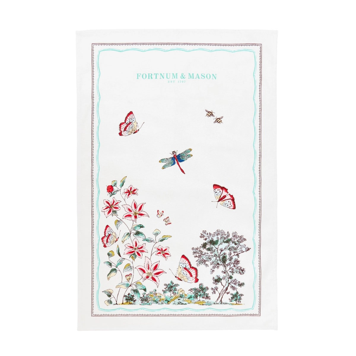 Fortnum's Wild Garden Tea Towel