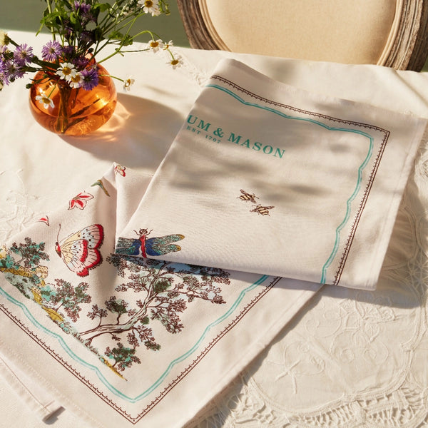 Fortnum's Wild Garden Tea Towel