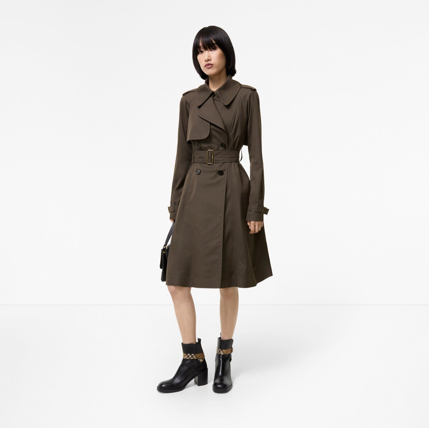 Long Gabardine Pembury Trench Coat