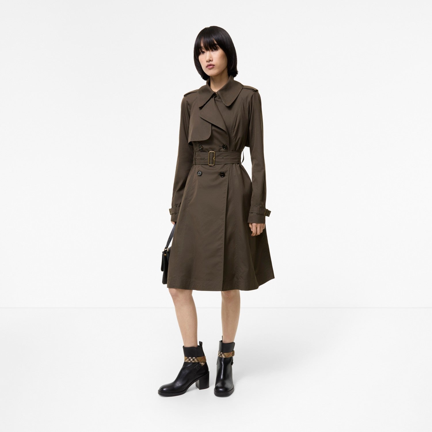 Long Gabardine Pembury Trench Coat