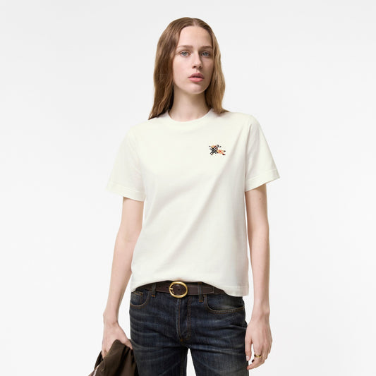 Knight Check Cotton T-shirt