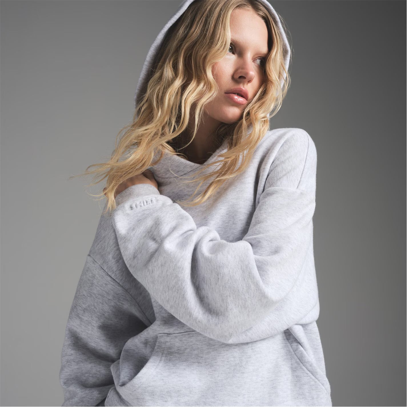 Womens Cotton Fleece Classic Pullover Hoodie