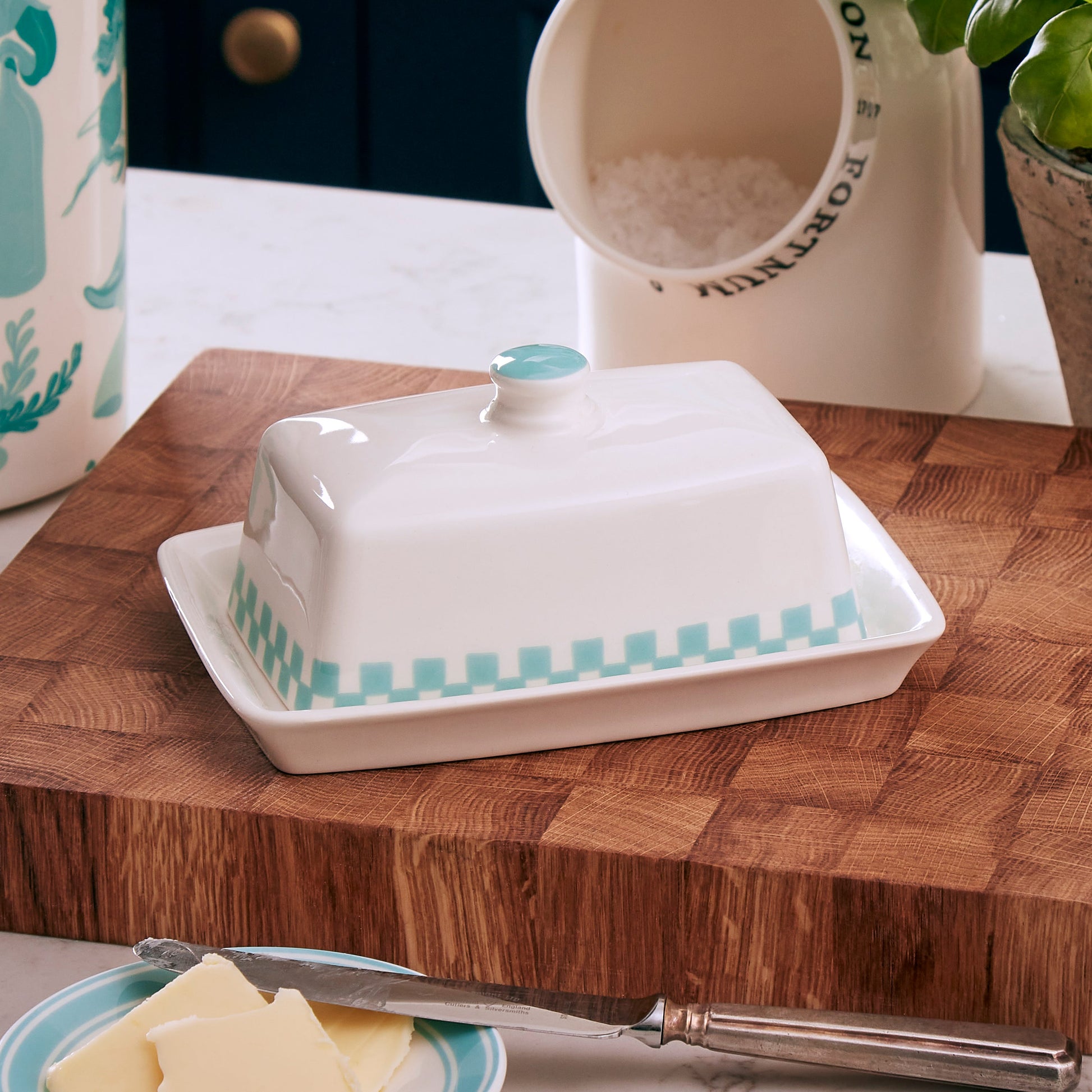 Fortnum's Kitchen Covered Butter Dish