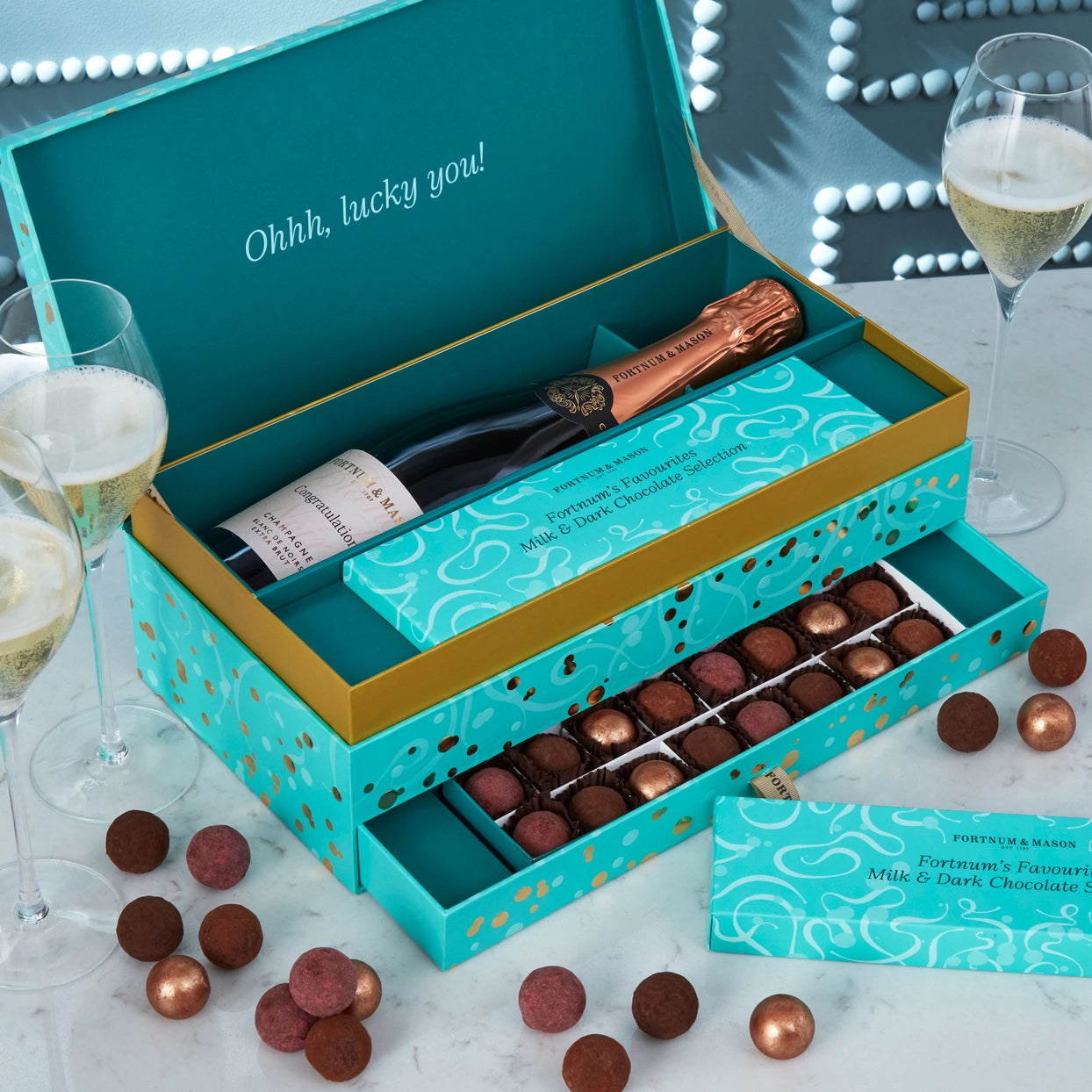 The Personalised Champagne Celebration Box