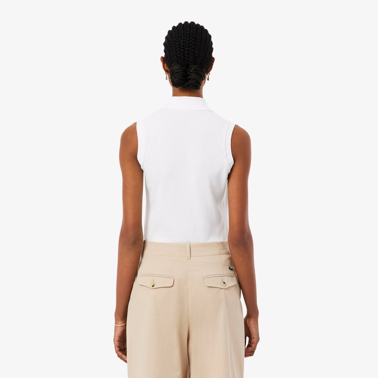 Slim Fit L.12.D Sleeveless Stretch Polo Shirt