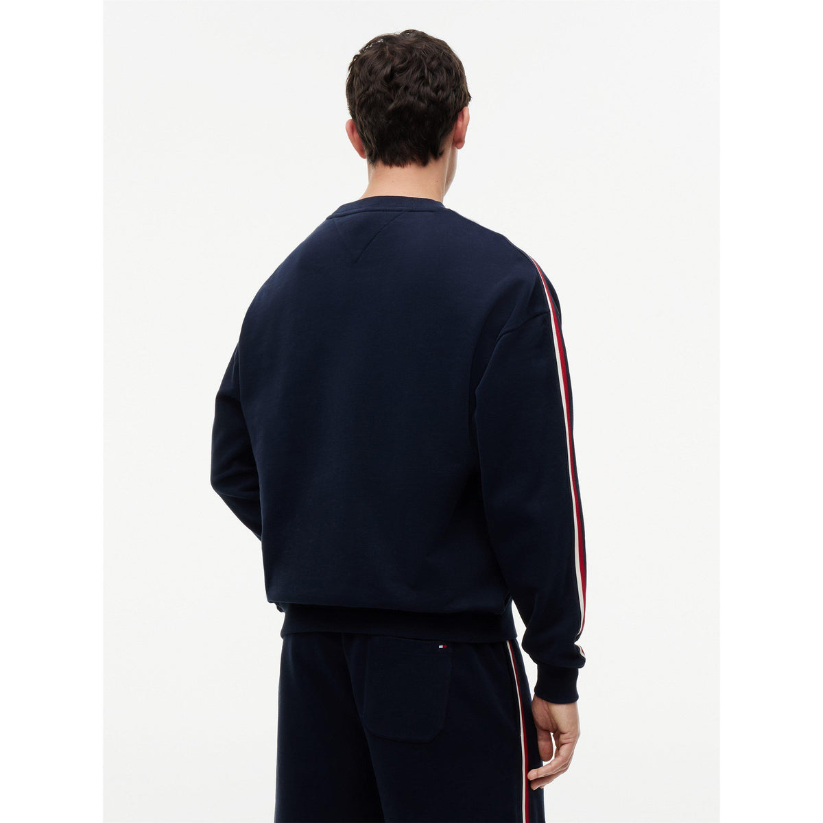 Tommy Hilfiger Mens Global Stripe Sweatshirt