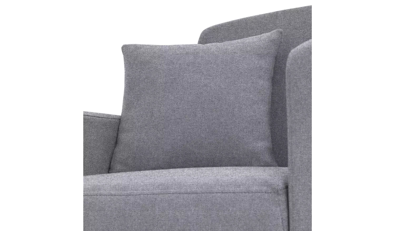 Habitat Reagan Single Fabric Chairbed - Grey