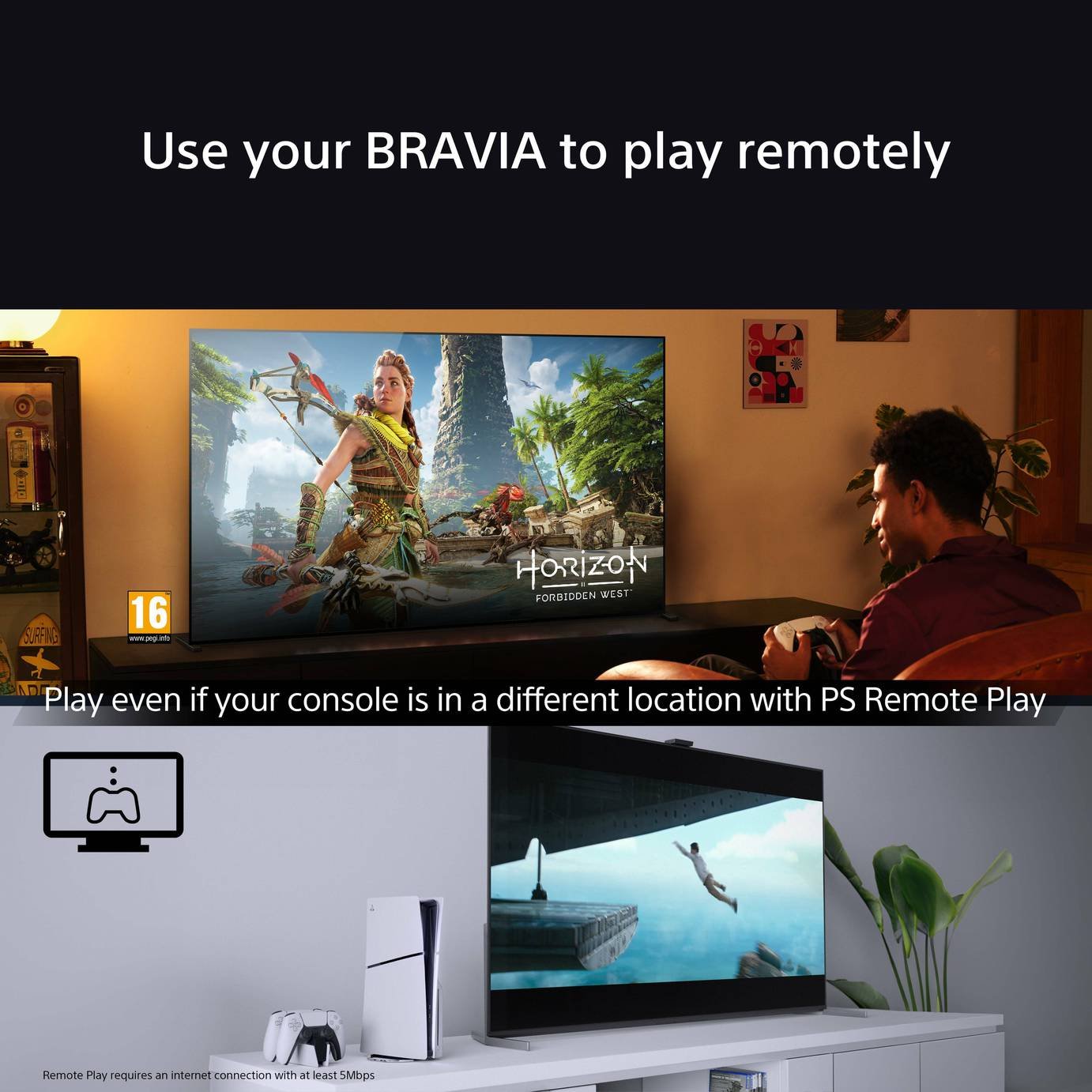 Sony 55 Inch K55XR80 BRAVIA 8 Smart 4K HDR OLED Freeview TV