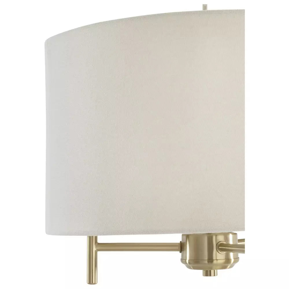 Argos Home Candelabra Steel Pendant Light - Brass & Natural