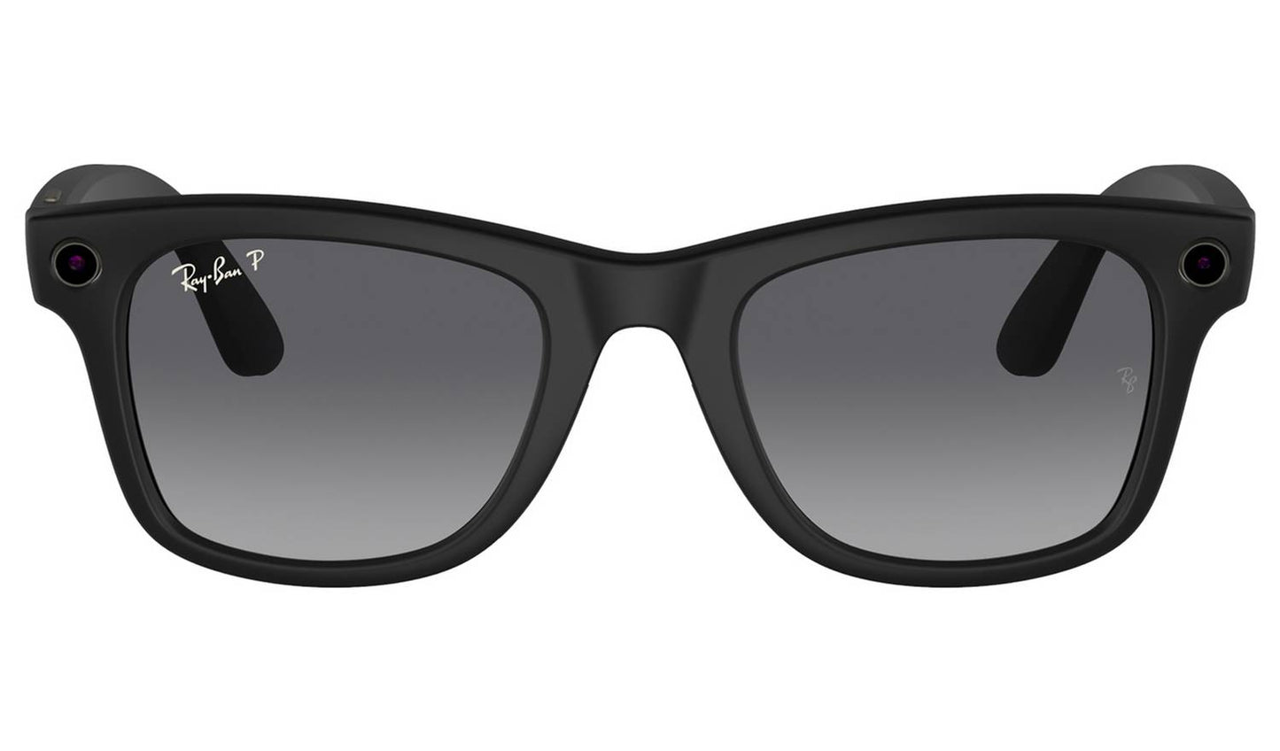 Ray-Ban Meta Wayfarer - Matte Black, Polar Gradient Graphite