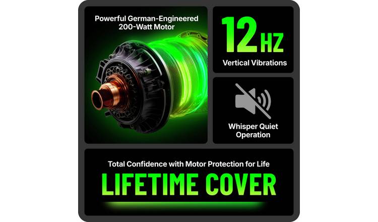 Bluefin Fitness Ultra Slim Plus Vibration Plate - Black