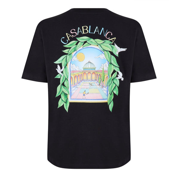 Casablanca Men's Graphic Cotton L'Arche Tennis Club T-Shirt