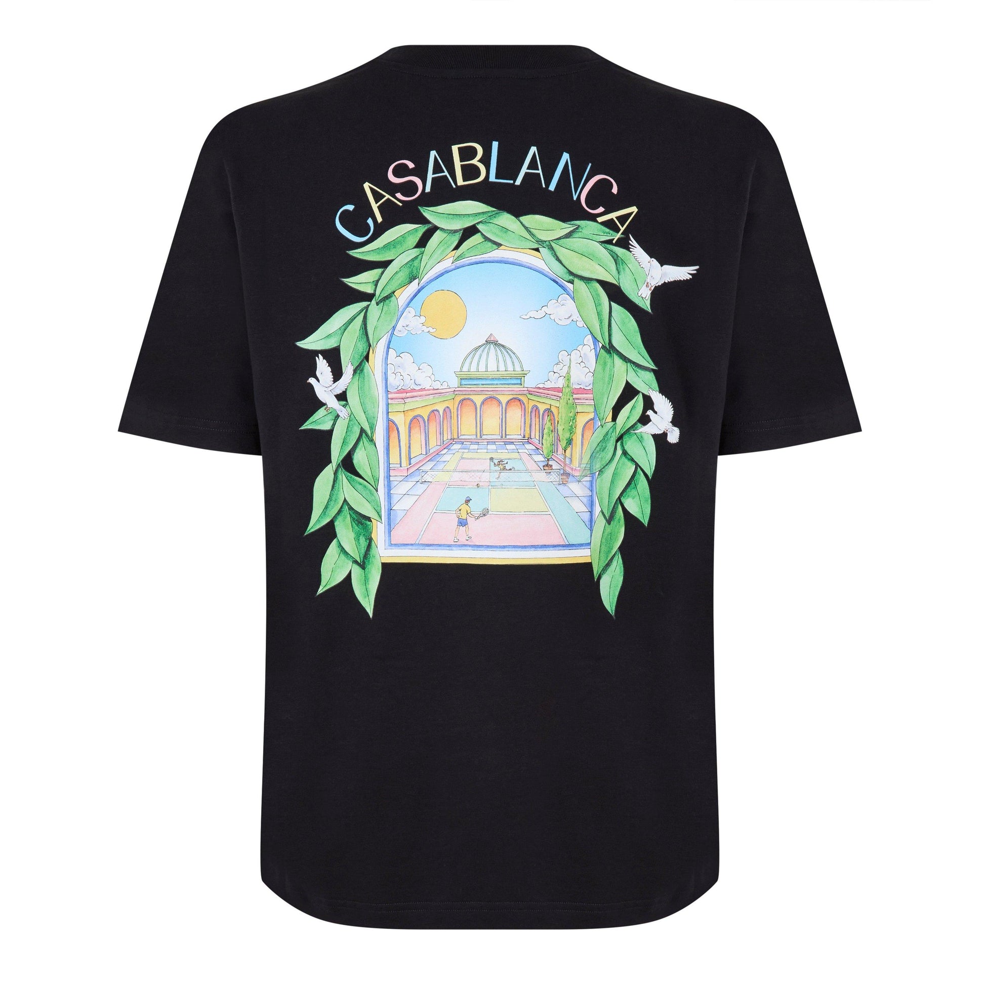 Casablanca Men's Graphic Cotton L'Arche Tennis Club T-Shirt