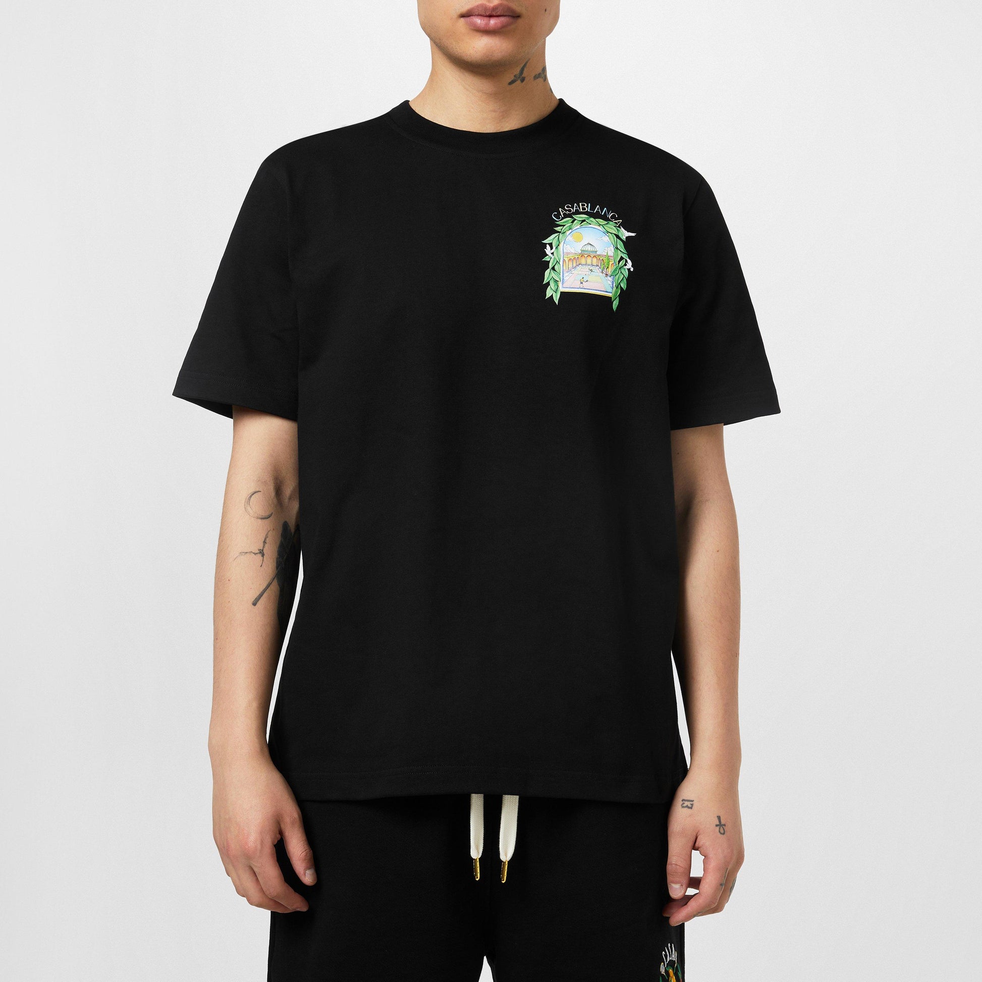 Casablanca Men's Graphic Cotton L'Arche Tennis Club T-Shirt
