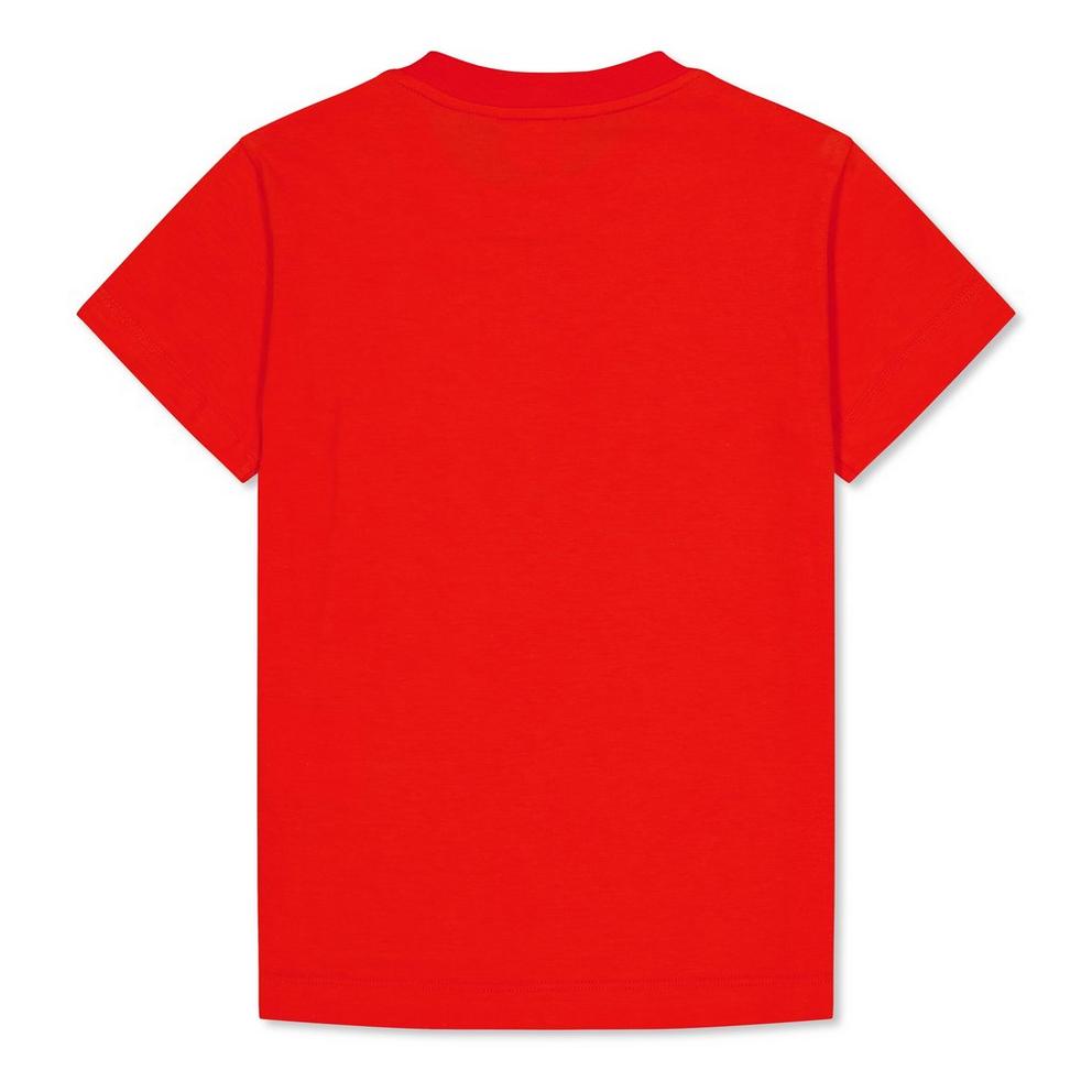 Fendi Cotton Ff Logo T-Shirt Juniors