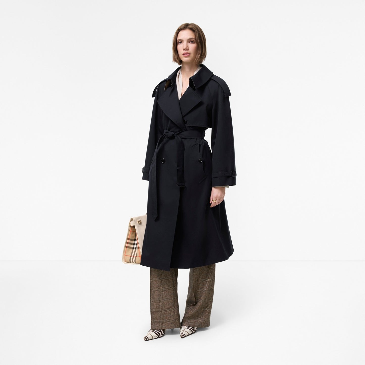 Long Gabardine Fitzrovia Trench Coat
