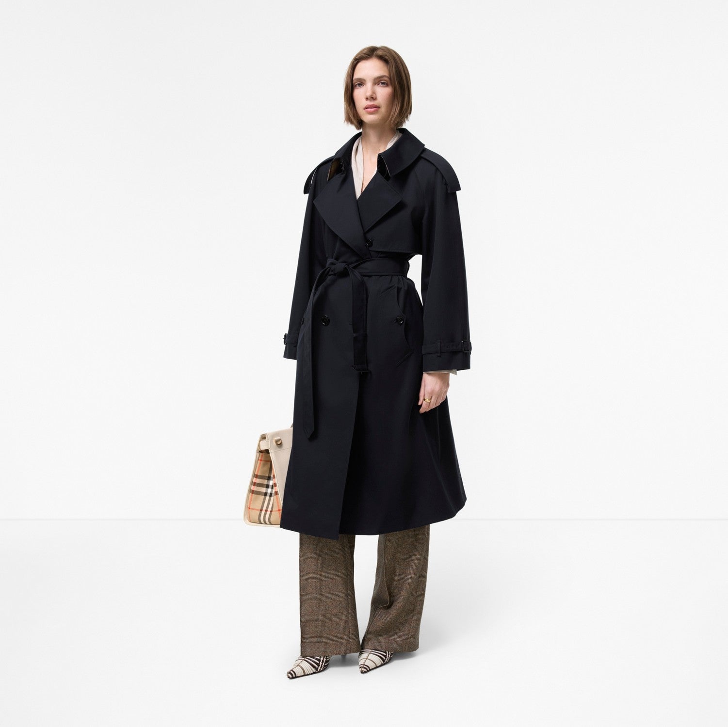 Long Gabardine Fitzrovia Trench Coat