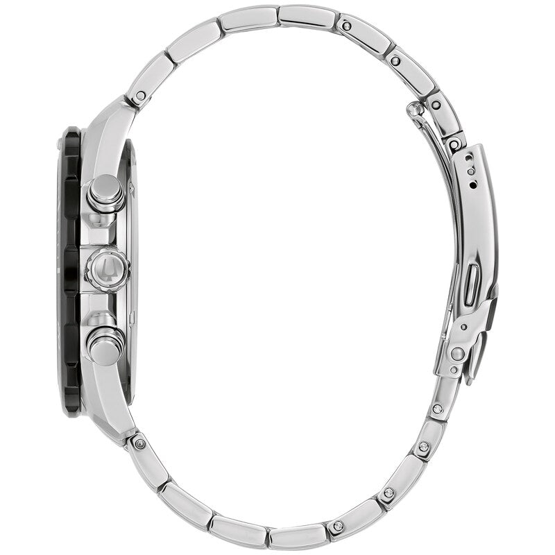 Bulova Classic Chronograph Men's Stainless Steel Bracelet Watch