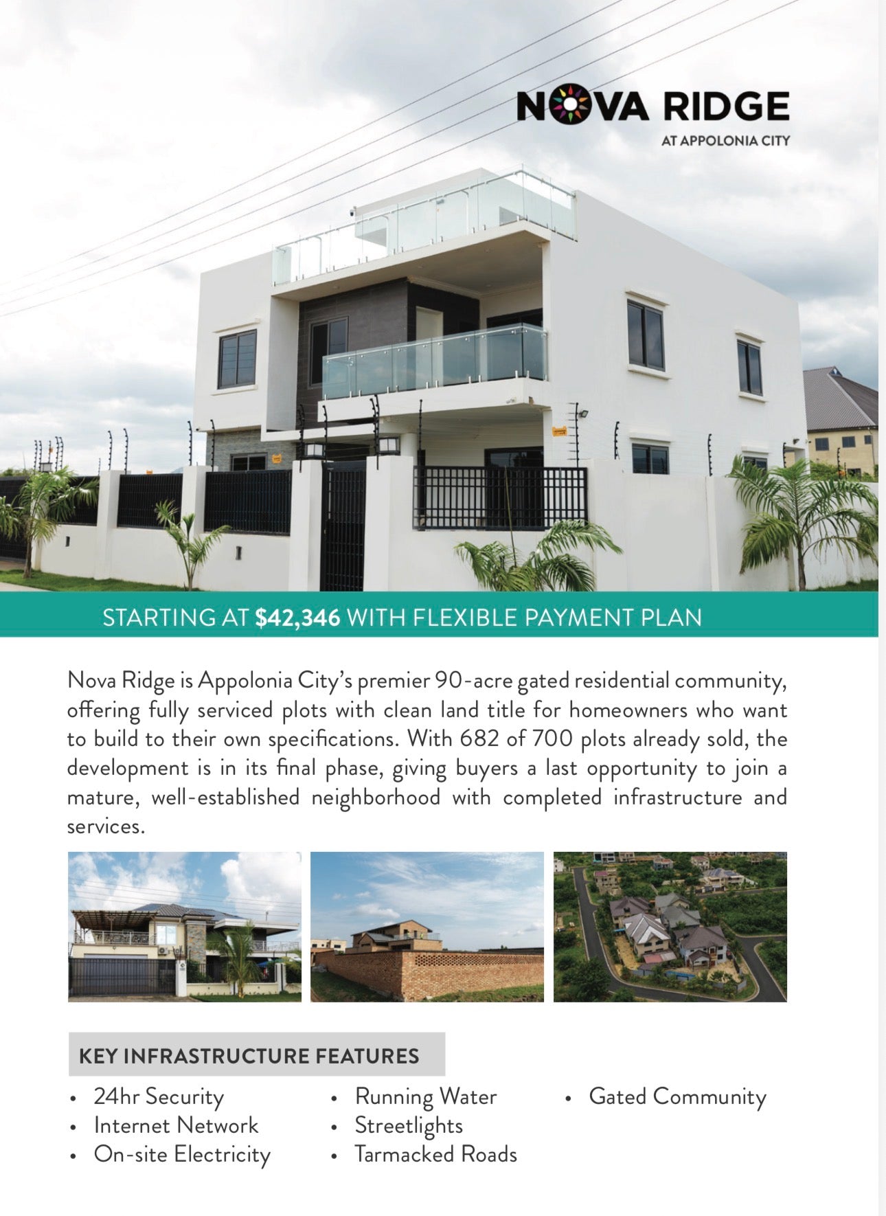Appolonia City — Premium 2 3 4 Bedroom Homes — Serviced Plots — Residential Commercial & Industrial Property Offers — Master Planned City — Unlimited Lifestyle Amenties — Accra Ghana — New ✨