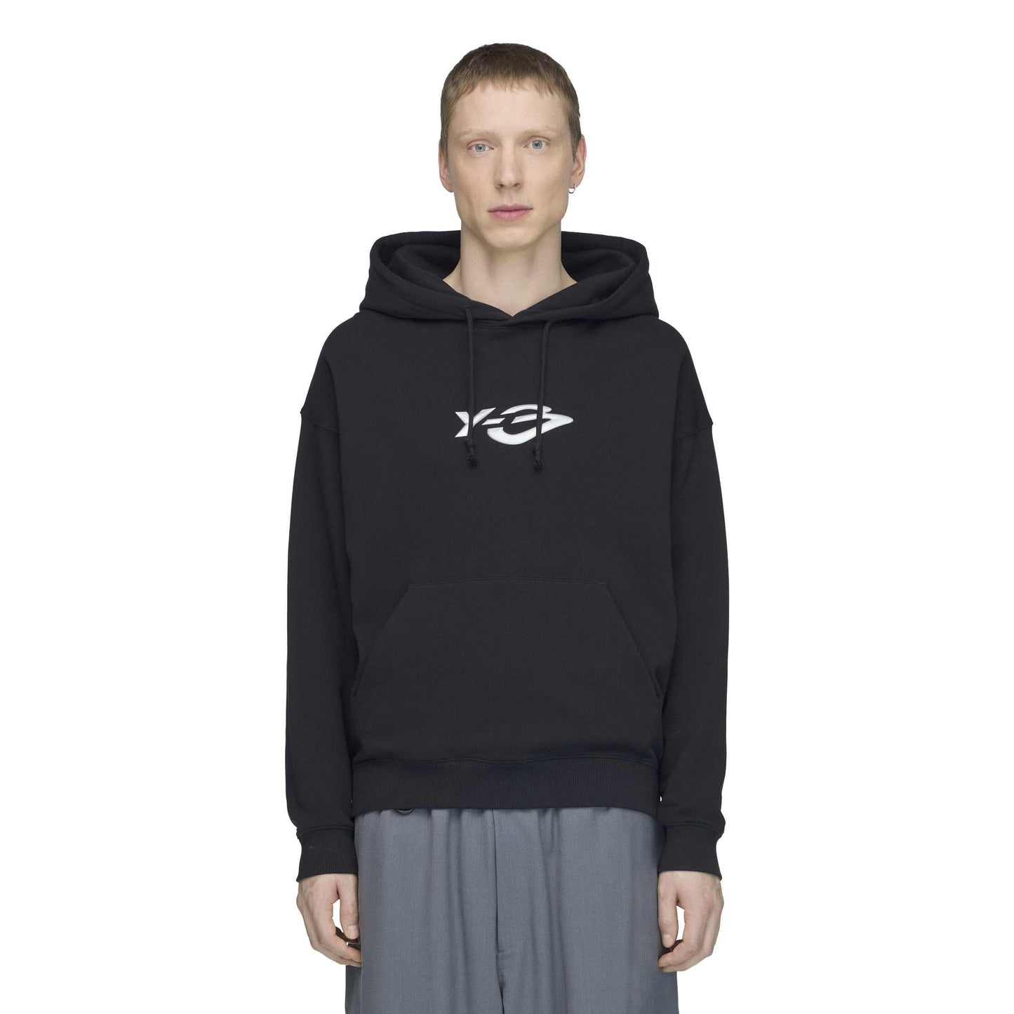 Y3 French Terry Liquid Logo Hoodie