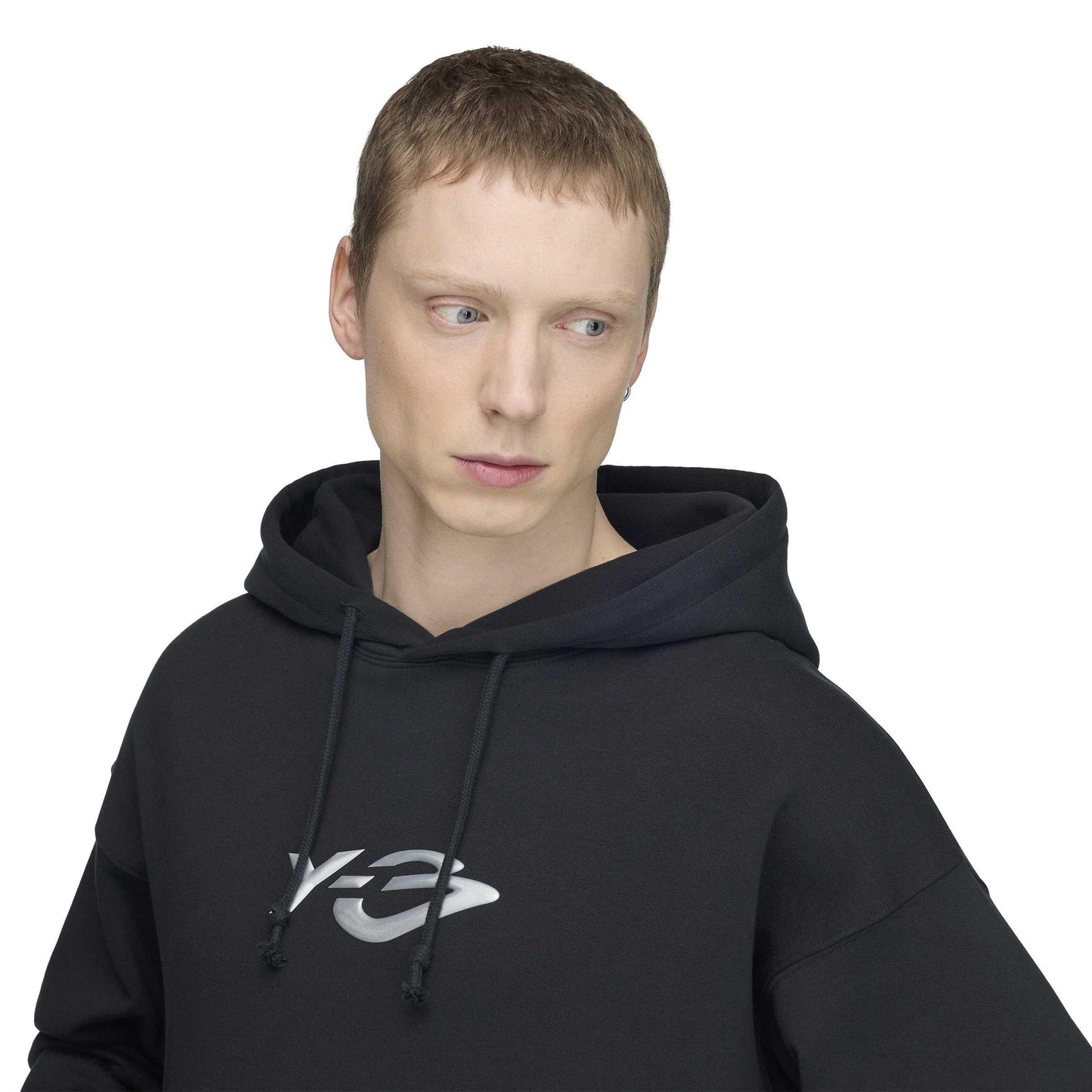 Y3 French Terry Liquid Logo Hoodie