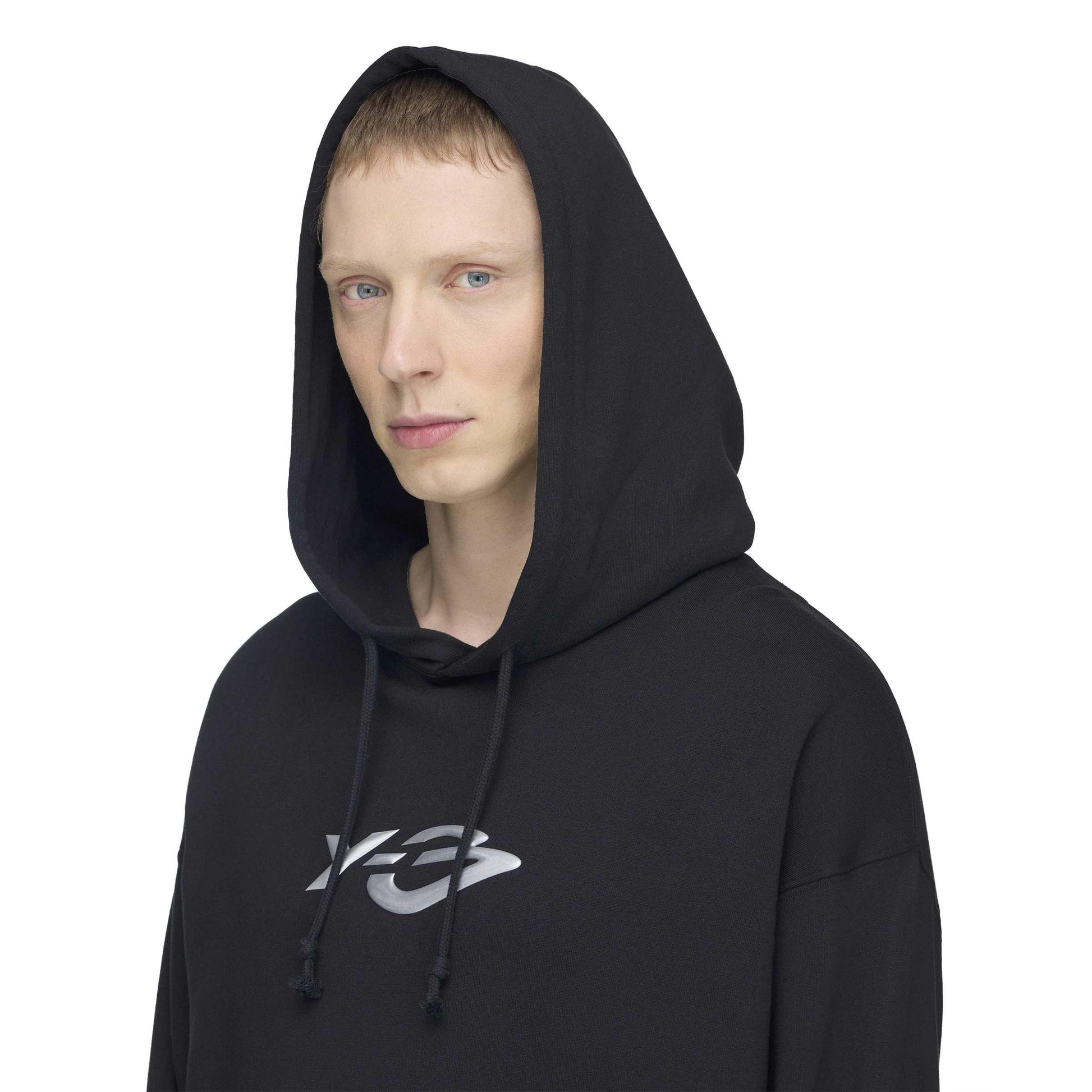 Y3 French Terry Liquid Logo Hoodie