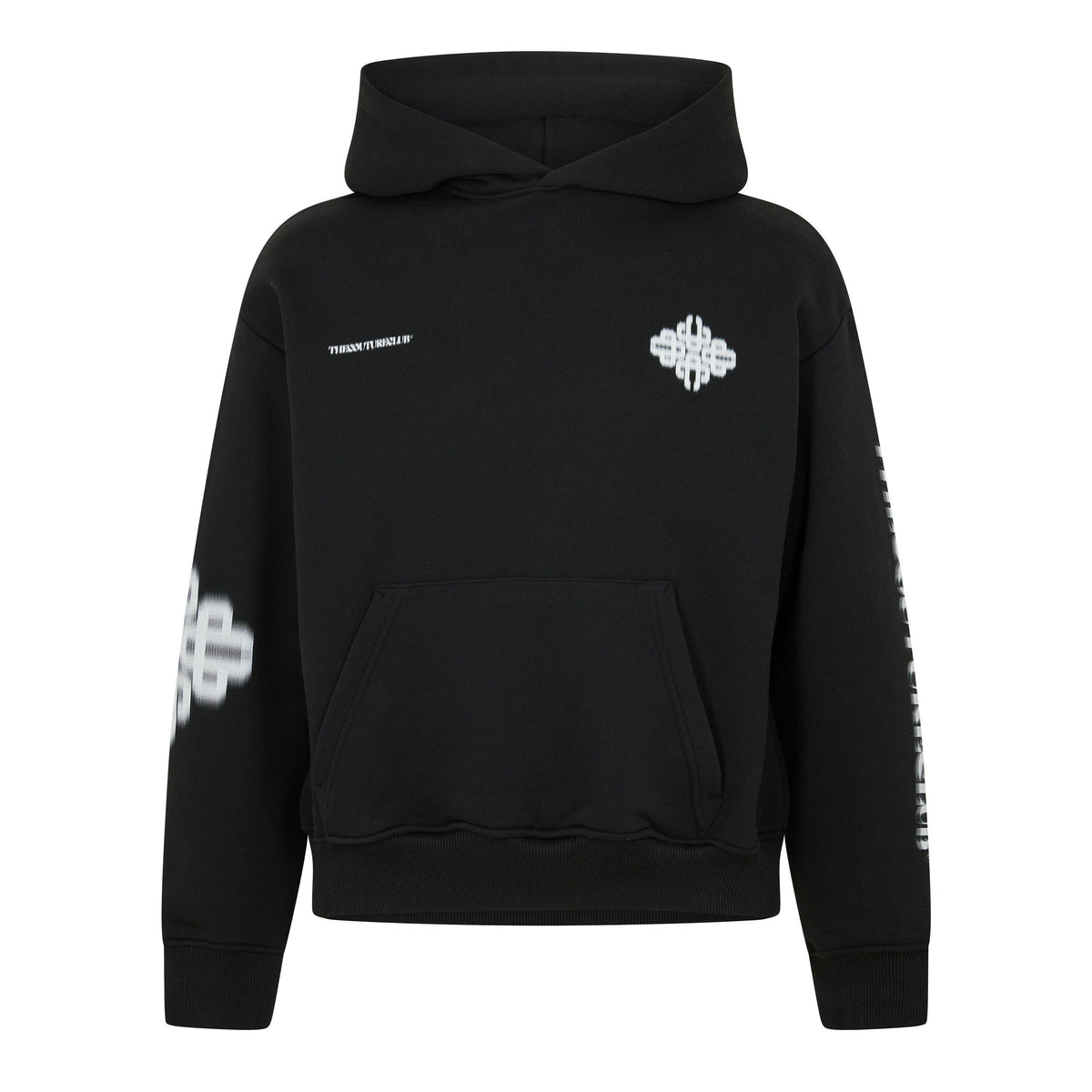 The Couture Club Men's Blurred Pull Over Hoodie