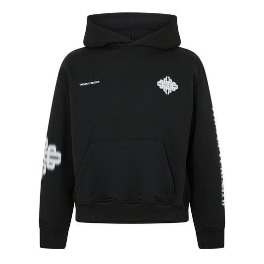 The Couture Club Men's Blurred Pull Over Hoodie