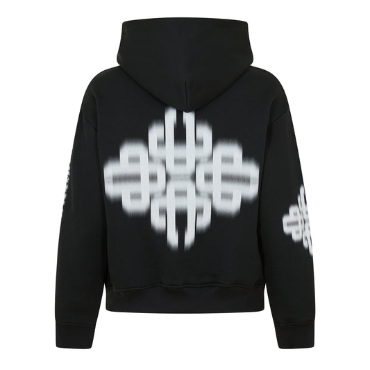 The Couture Club Men's Blurred Pull Over Hoodie