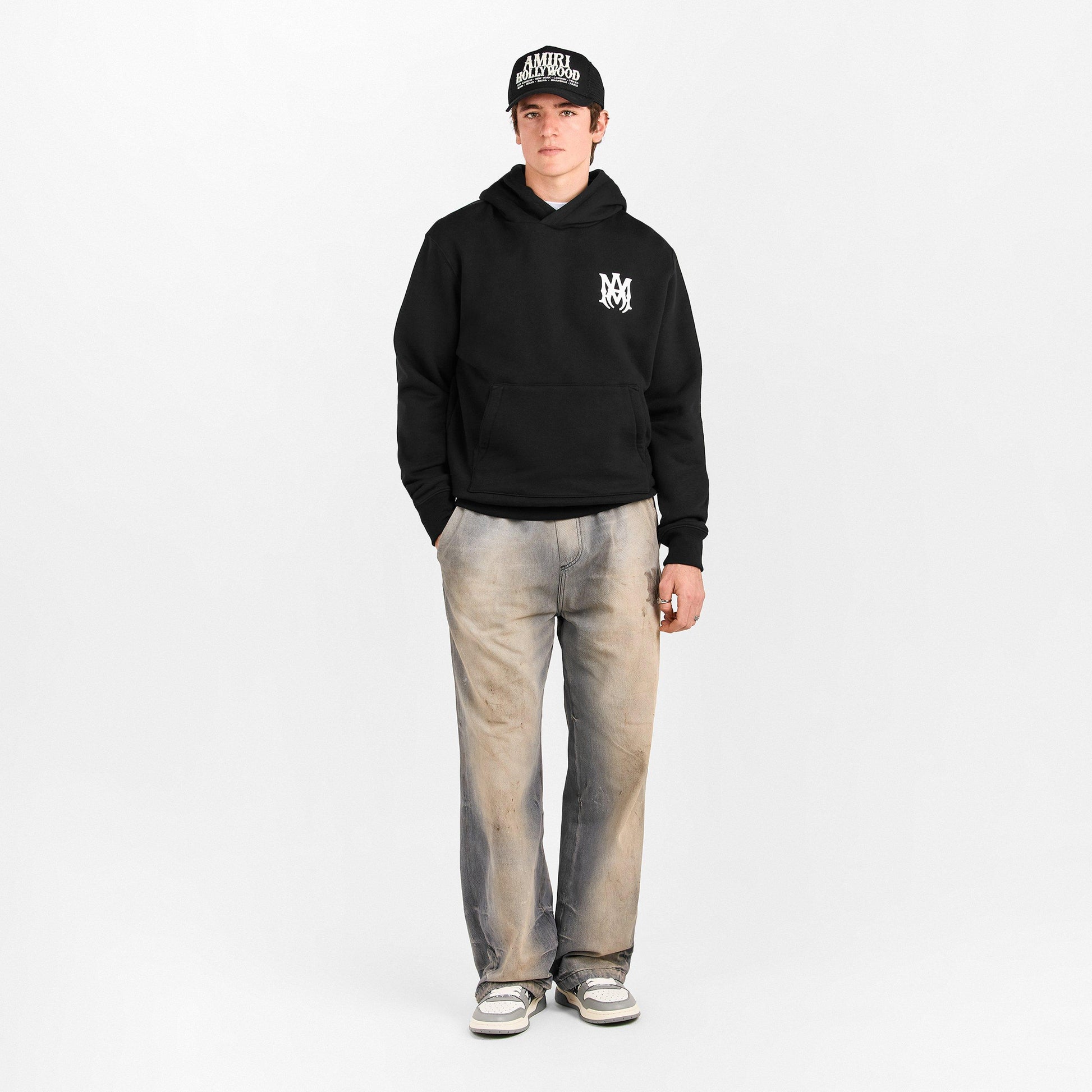 Amiri Men's MA Logo Pull Over Hoodie