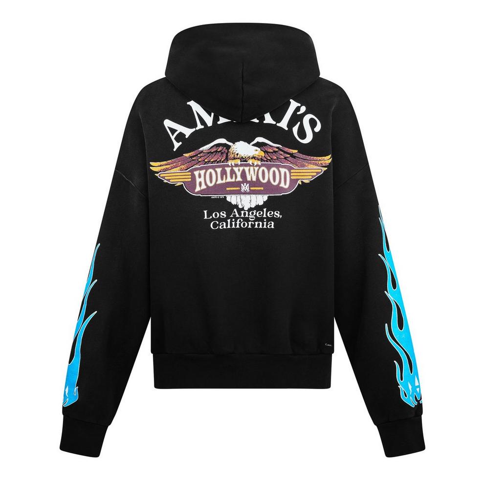 Amiri Men's MA Flames Zip Hoodie