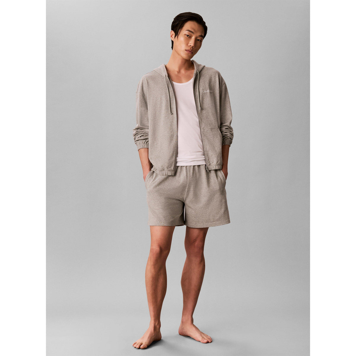 Calvin Klein Men's Icon Lounge Cotton Long-Sleeve Hoodie