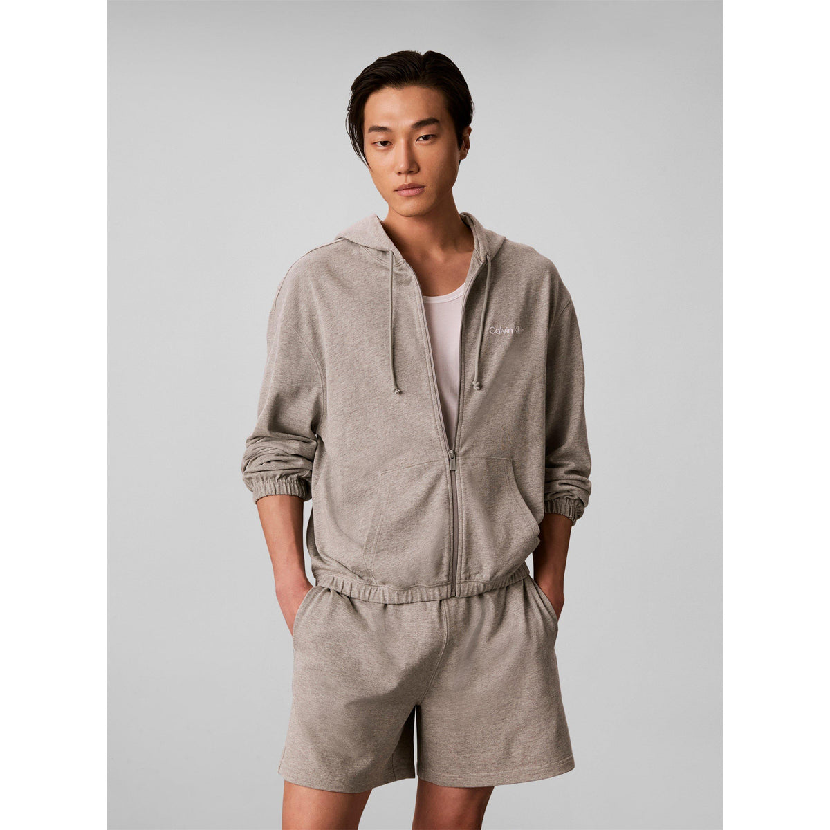 Calvin Klein Men's Icon Lounge Cotton Long-Sleeve Hoodie
