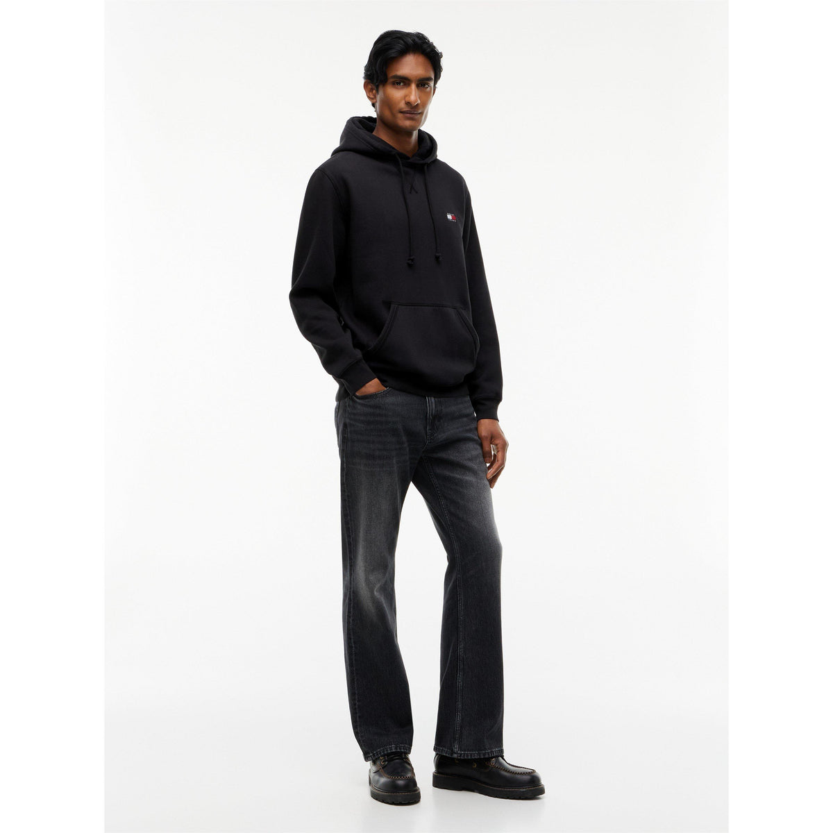 Tommy Jeans Men's Badge Cotton Over-the-Head Hoodie