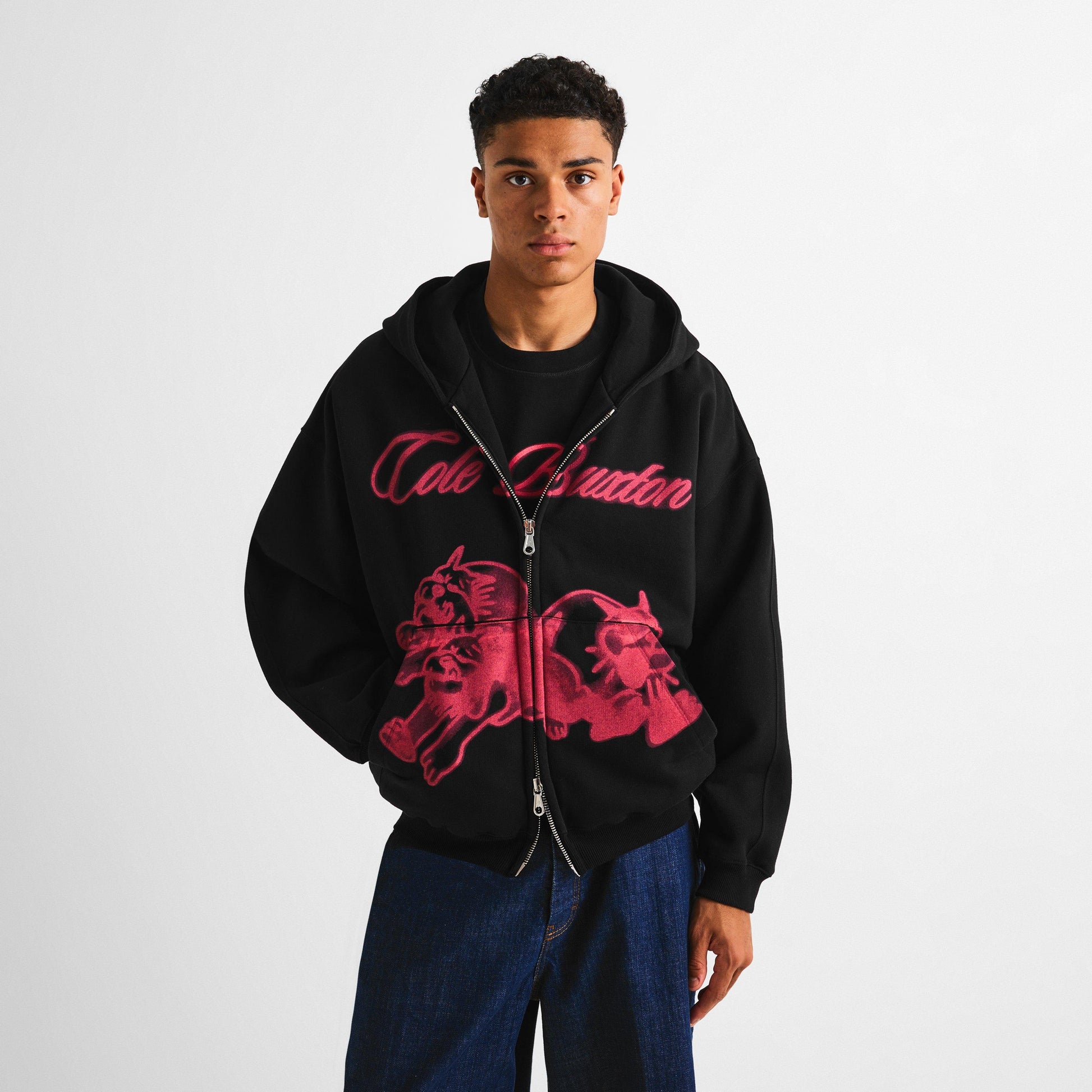 Cole Buxton Men's Bull Dog Zip Hoodie