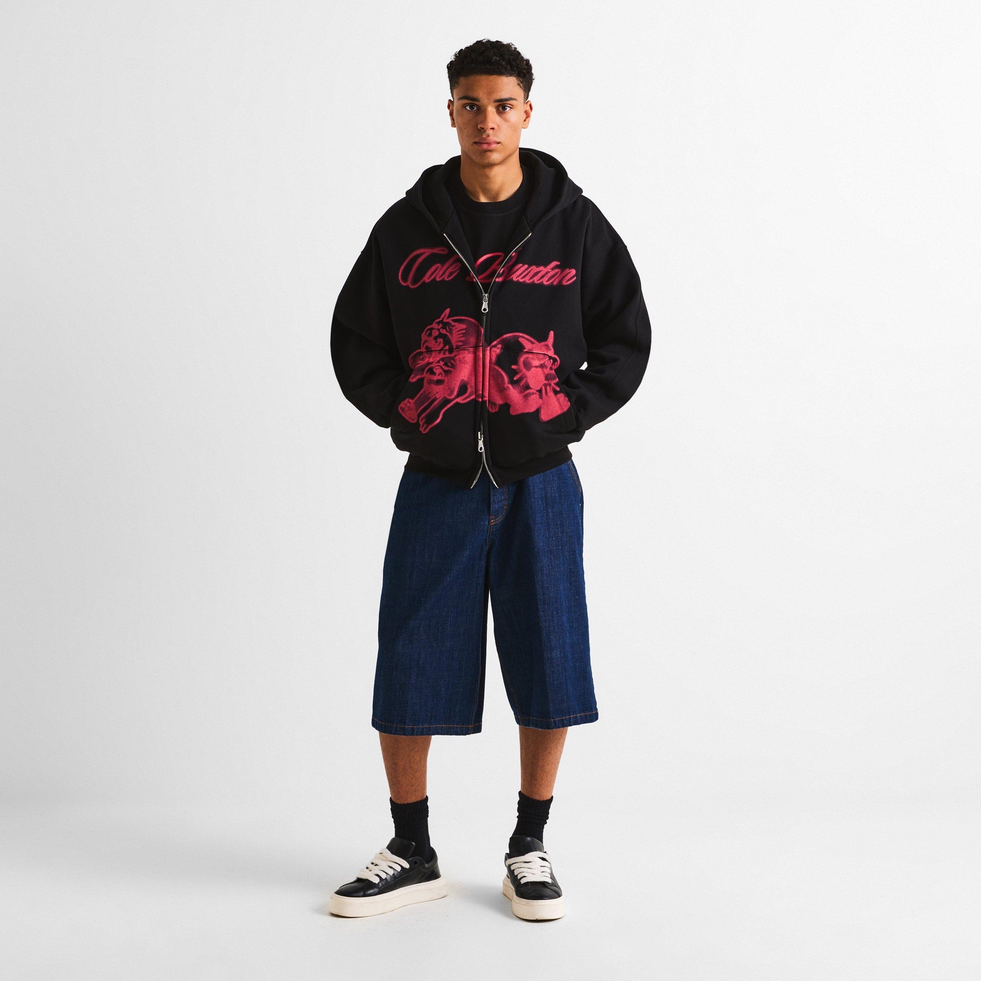 Cole Buxton Men's Bull Dog Zip Hoodie