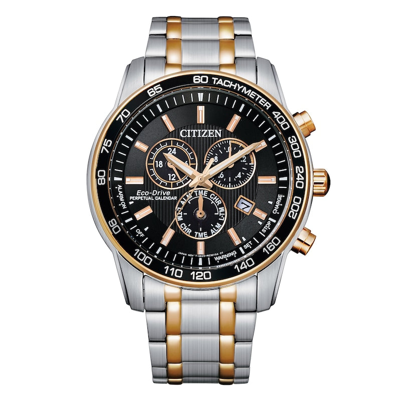 Citizen Eco-Drive Men's Perpetual Calendar Two-Tone Watch