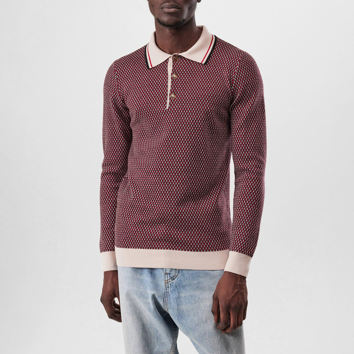 Valentino Garavani Knitted Polo Shirt