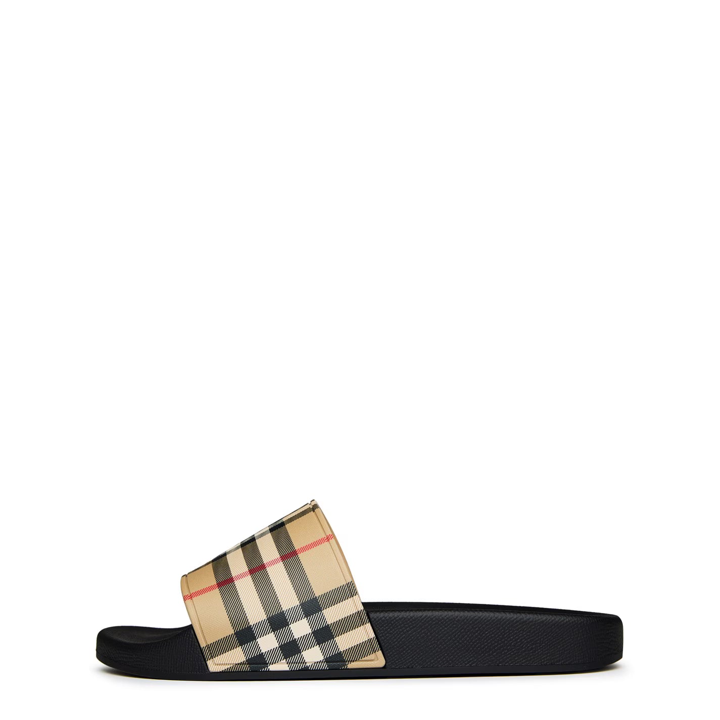 Men's Check Furley Logo Sliders