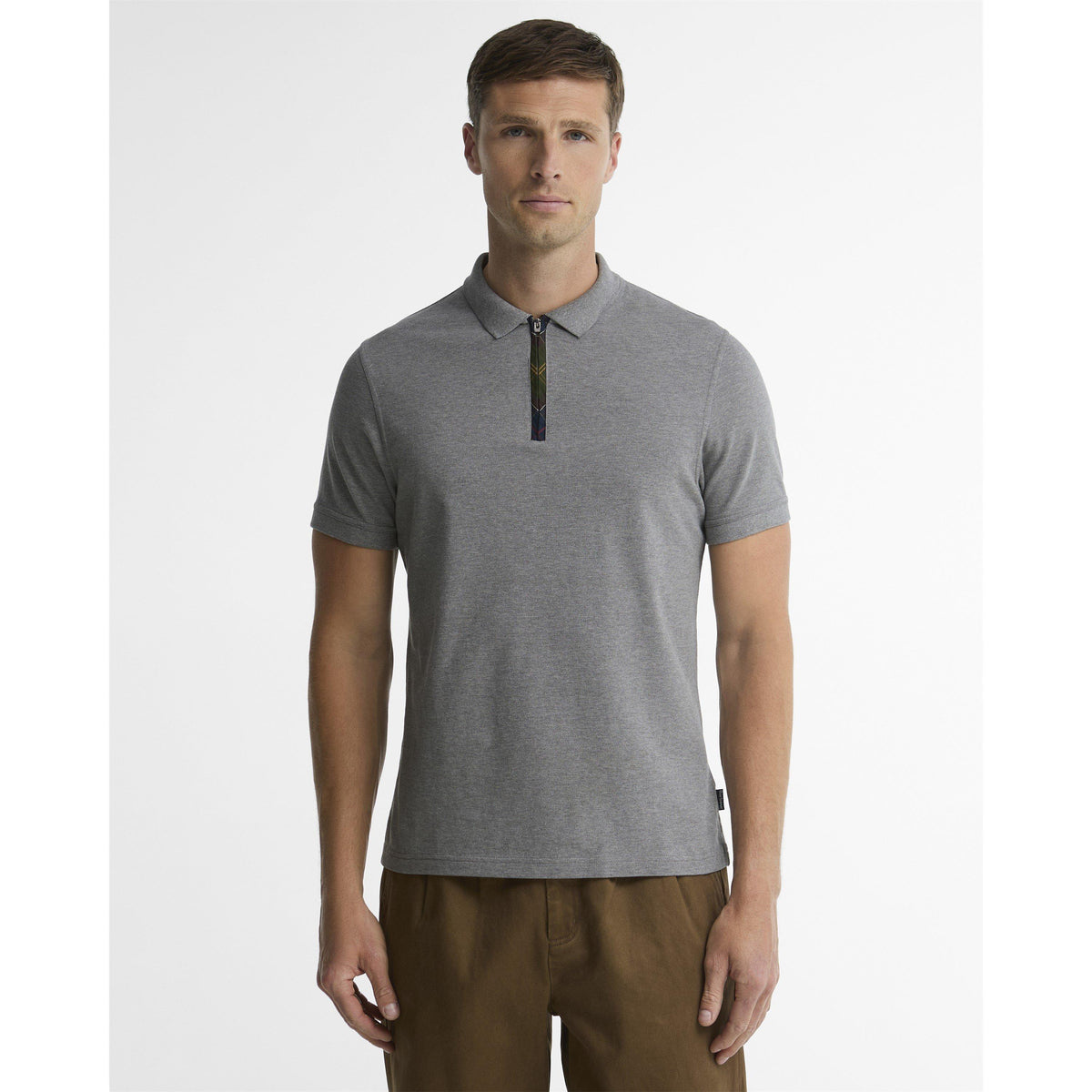 Barbour B.Li Stately Zp Polo Sn64