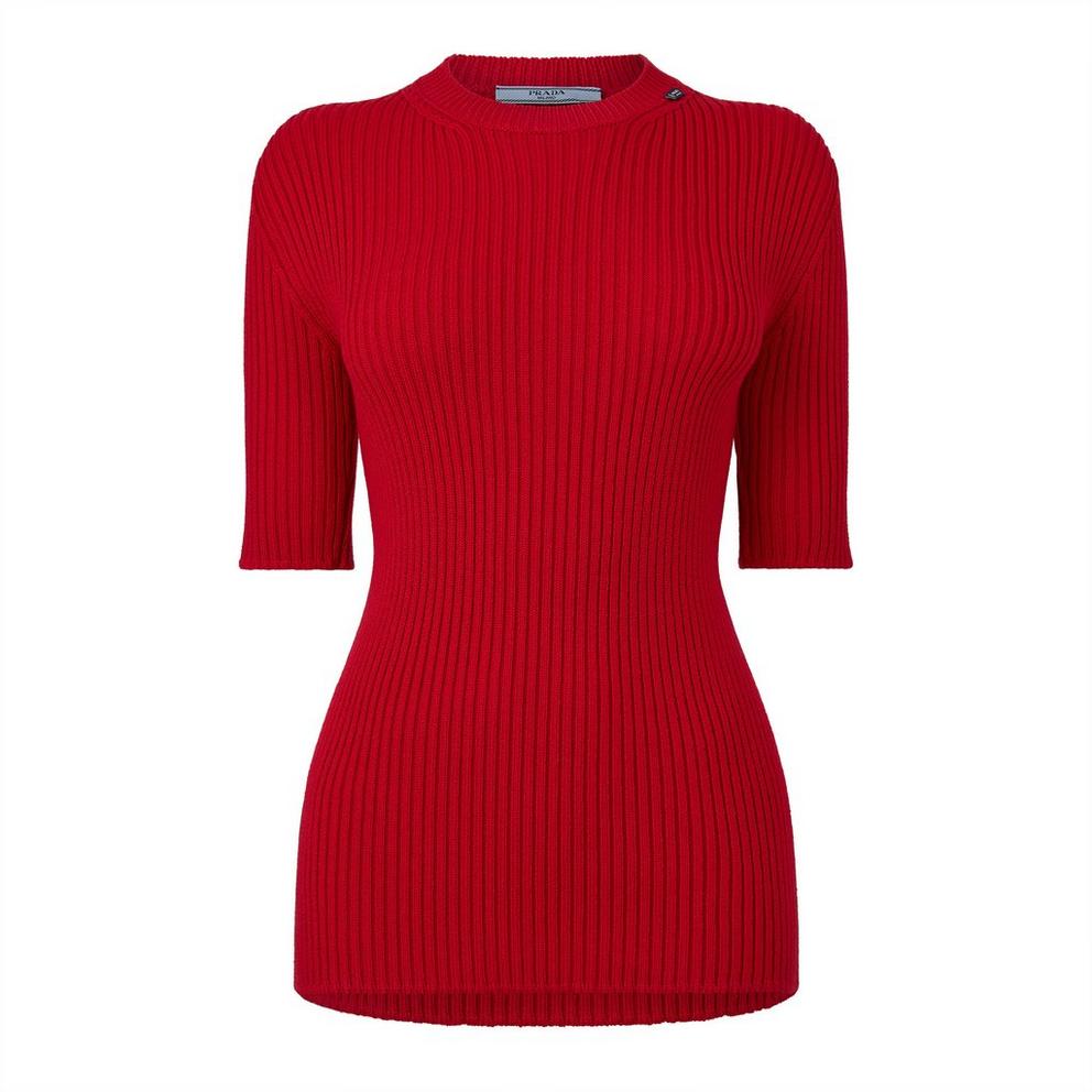 Prada Prada Ribbed Top Ld64